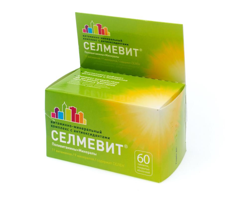 Селмевит таблетки покрытые оболочкой №60 купить в Москве по цене от 447 ...