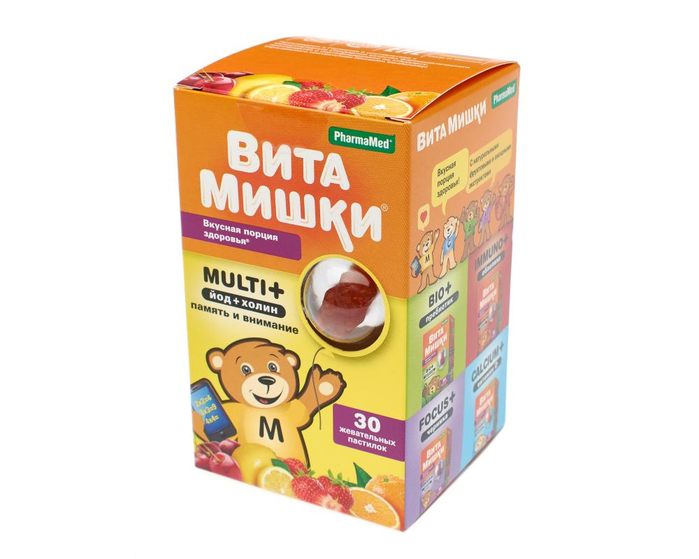 ВитаМишки Мульти+ пастилки жевательные №30 купить в Москве по цене от ...