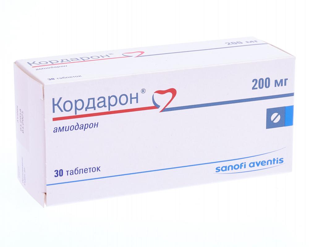 Кордарон таблетки 200мг №30 купить в Москве по цене от 214.5 рублей
