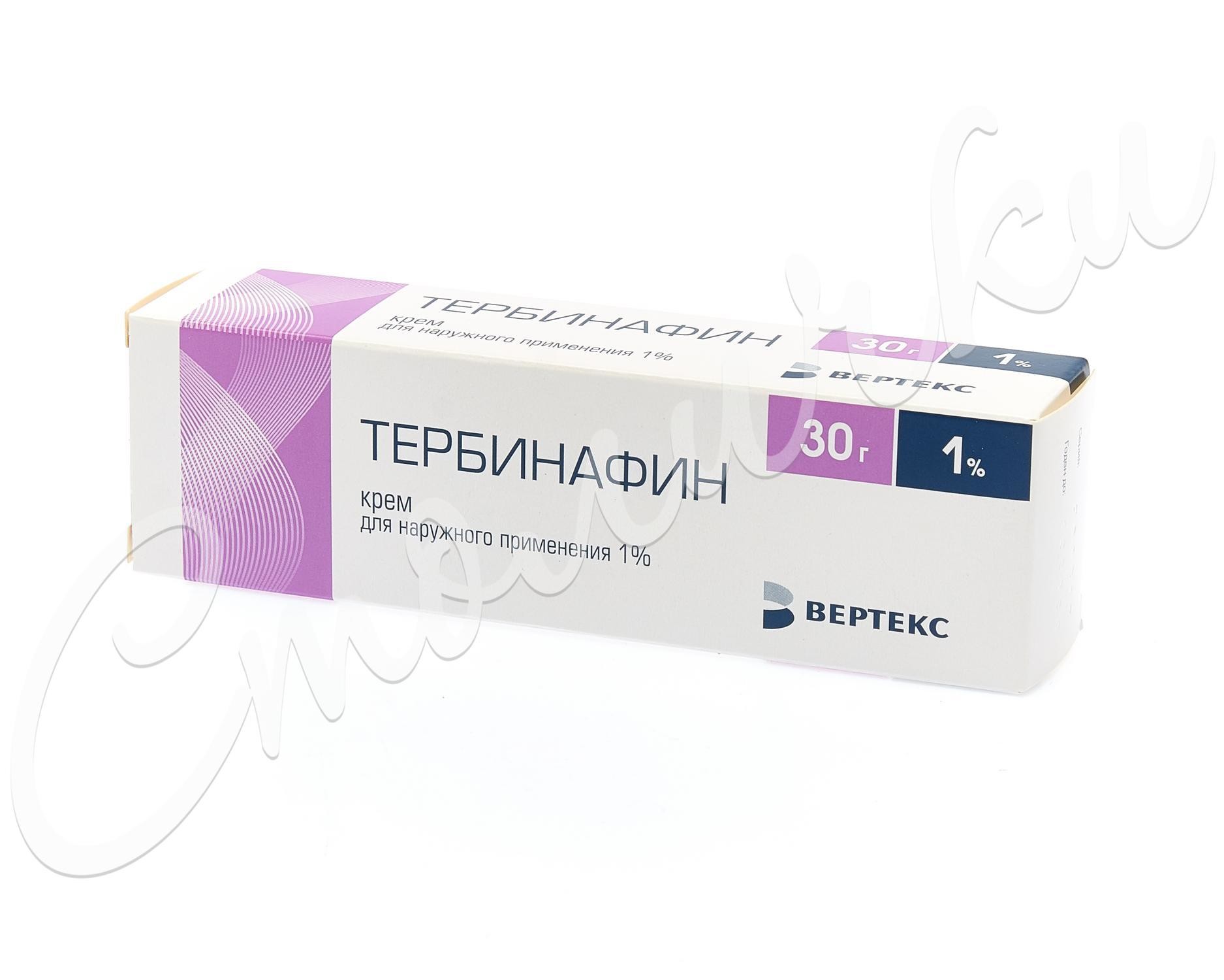Тербинафин крем 1% 30г Вертекс   по цене от 345 рублей