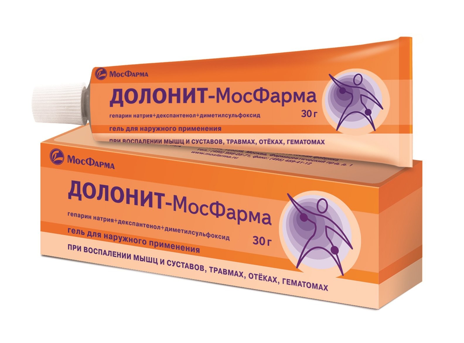 Долонит-МосФарма гель 30г   по цене от 309 рублей