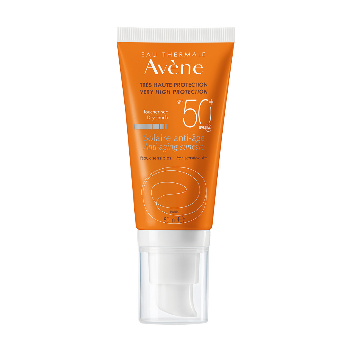 avene eau thermale solaire anti age dry touch spf50 50ml