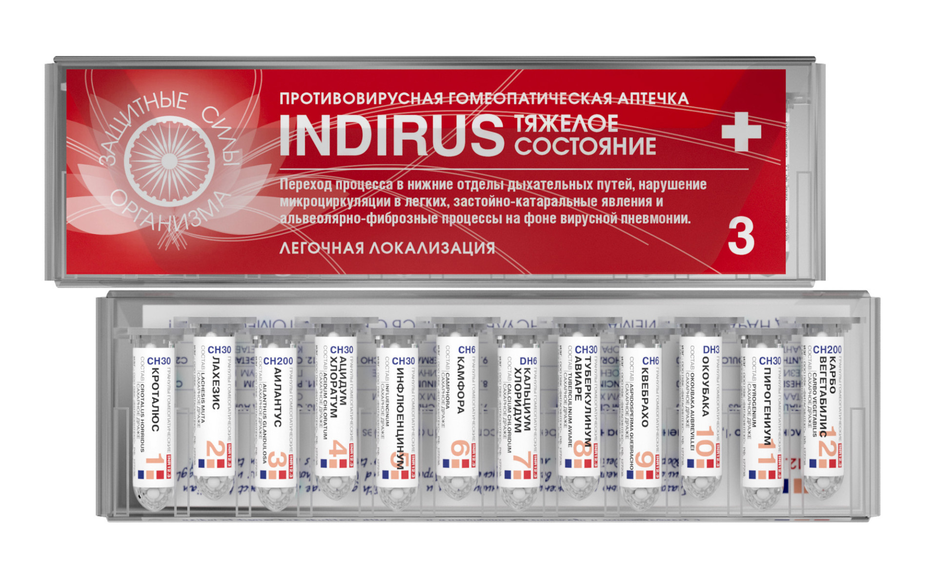 Аптечка гомеопатическая Индирус-3 купить в Серпухове по цене от 0 рублей