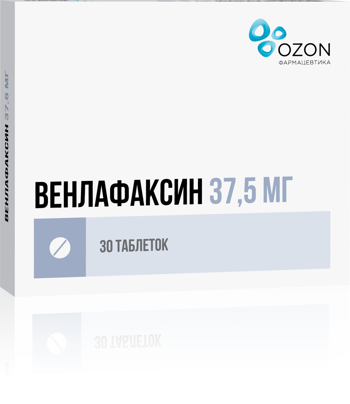 Венлафаксин Озон таблетки 37,5мг №30 купить в Москве по цене от 504 рублей