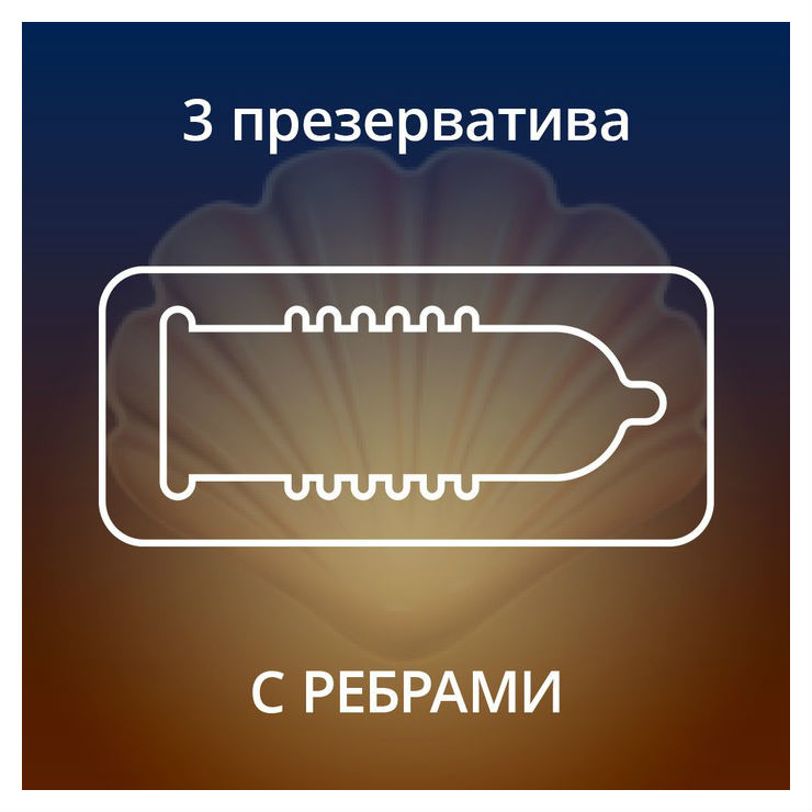 Контекс презервативы Ribbed (ребристые) №3 купить в Москве по цене от ...
