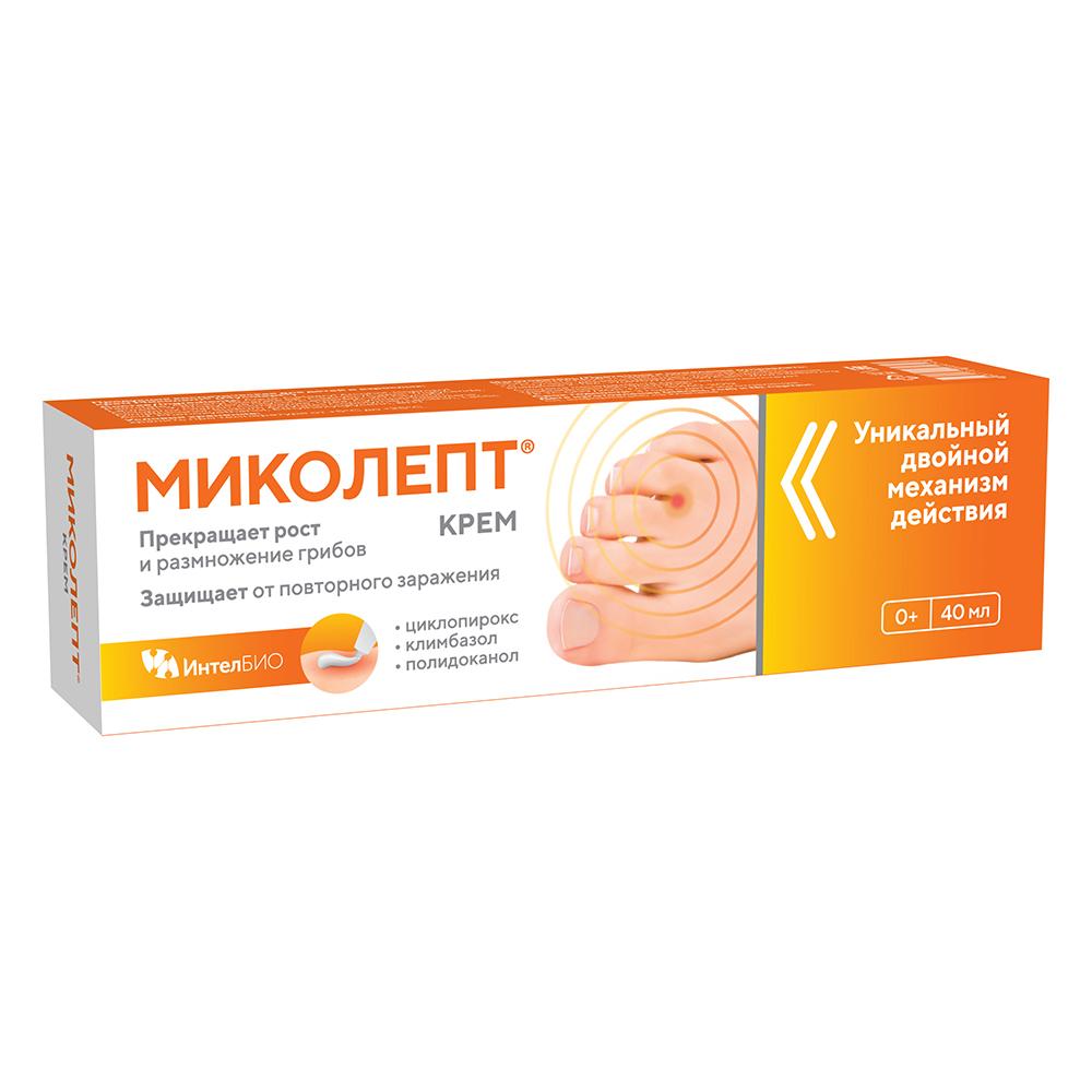 Миколепт крем 40мл купить в Москве по цене от 486 рублей