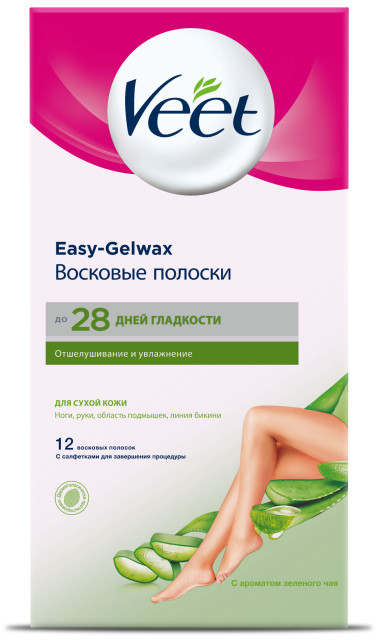 Вит полоски для депиляции для сухой кожи №12 купить в Москве по цене от 467 рублей