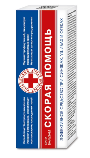 Изображение товара Скорая помощь крем-бальзам от синяков и ушибов 75мл