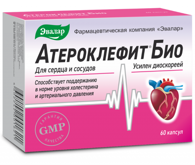 Изображение товара Атероклефит БИО Эвалар капсулы 250мг №60