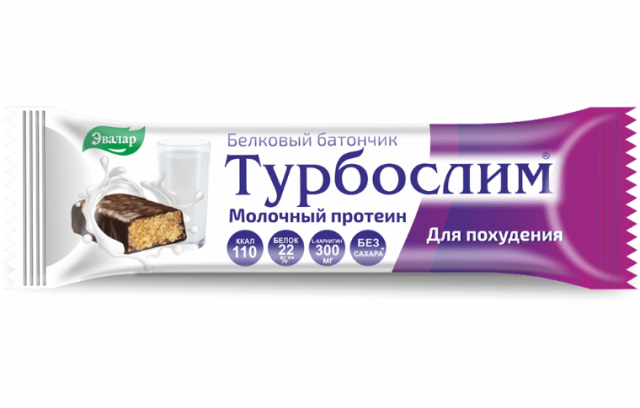 Изображение товара Турбослим батончик 50г Эвалар №1