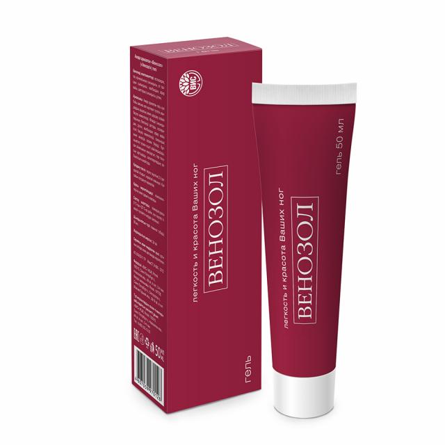 Изображение товара Венозол гель для ног 50 мл натуральный венотоник для снятия усталости