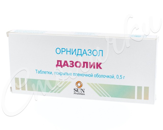 Изображение товара Дазолик таблетки покрытые оболочкой 500мг №10