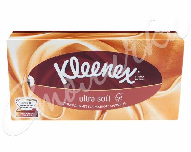 Изображение товара Клинекс салфетки бумажные Ультрасофт №56