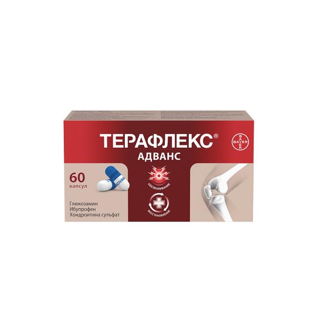 Изображение товара Терафлекс Адванс капсулы для суставов 60 шт противовоспалительное и восстановительное средство