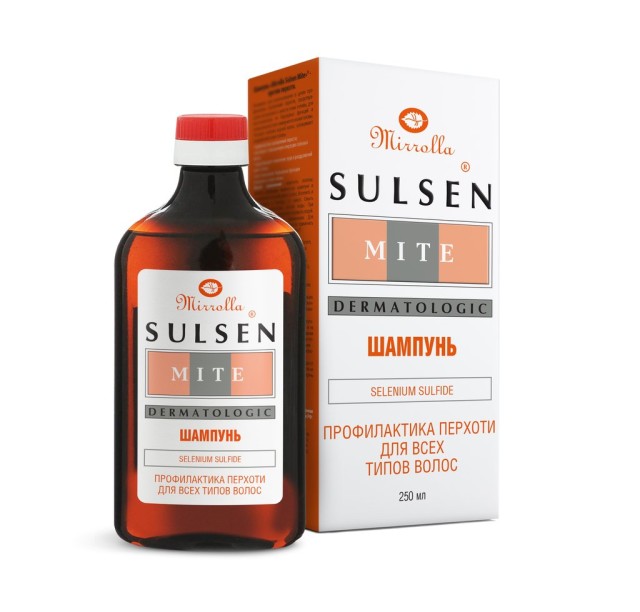Изображение товара Мирролла Сульсен Мите шампунь п/перх. 1% 250мл
