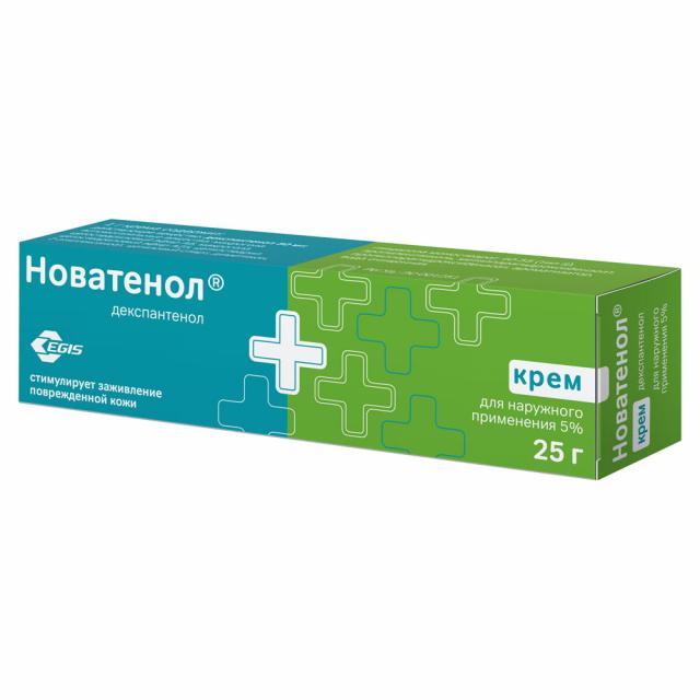 Изображение товара Новатенол крем 5% для восстановления кожи 25г