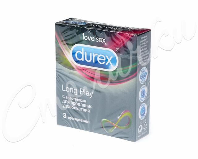Дюрекс презервативы Long Play (Performa) №3 купить в Москве по цене от 213 рублей