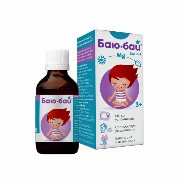 Изображение товара Баю-Бай капли внутрь 50мл