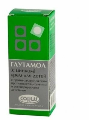 Изображение товара Глутамол крем детский с цинком 50мл для ухода за чувствительной кожей малышей