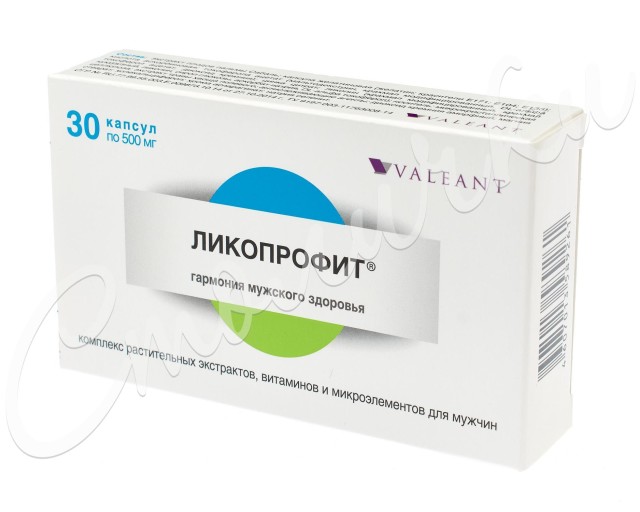 Изображение товара Ликопрофит капсулы 500мг №30 для профилактики и лечения простаты