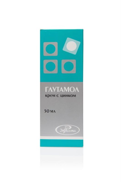 Изображение товара Глутамол крем с цинком 50мл для ухода за кожей