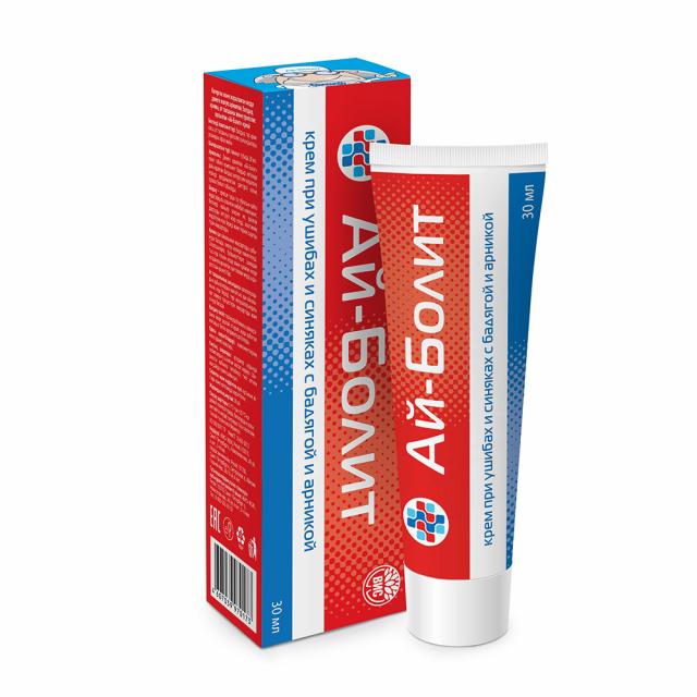 Изображение товара Айболит крем при ушибах и синяках 30мл