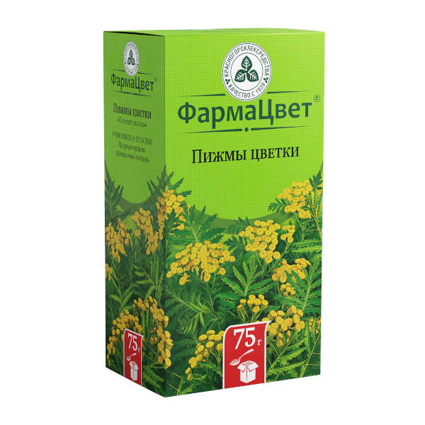 Изображение товара Цветки пижмы КЛС 75г - натурпродукт для лечения паразитов и желчегонных проблем