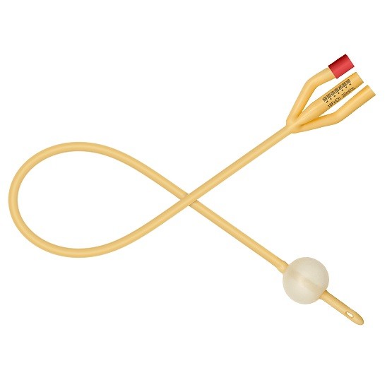 Изображение товара Катетер Фолея 2-х ходовой латексный CH16 30мл медицинский инструмент