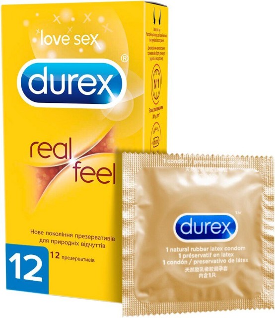 Дюрекс презервативы Real feel №12 купить в Москве по цене от 914 рублей