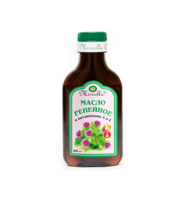 Изображение товара Репейное масло Вит. А и Е 100мл - уход за волосами