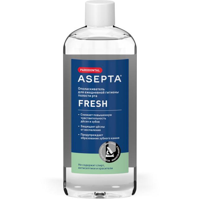 Изображение товара Асепта ополаскиватель для полости рта Фреш 250 мл с экстрактами и ксилитом