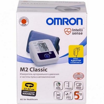 Изображение товара Омрон тонометр автомат M2 Classic с адаптером/универс. манжета