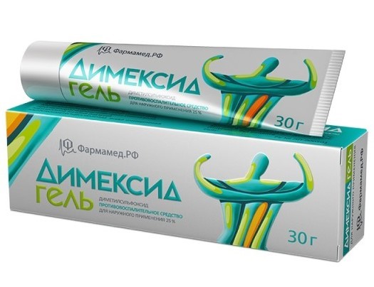 Изображение товара Димексид гель 25% туба 30г
