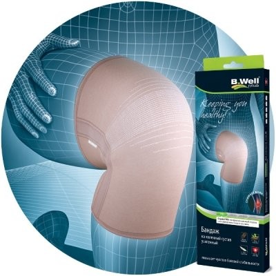 Изображение товара Би Велл Рехаб Бандаж на колен. сустав усилен. р.XL беж. W-332