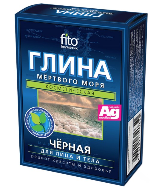 Изображение товара Фитокосметик глина черная Мертвого моря 100г