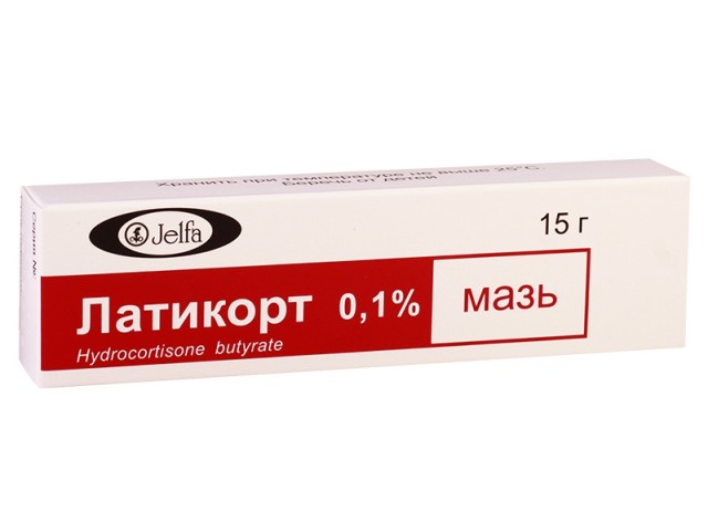 Латикорт мазь 0,1% 15г купить в Москве по цене от 128.5 рублей