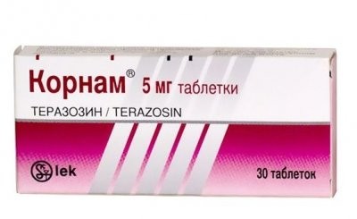 Изображение товара Корнам 5мг таблетки для лечения гиперплазии и гипертензии №30