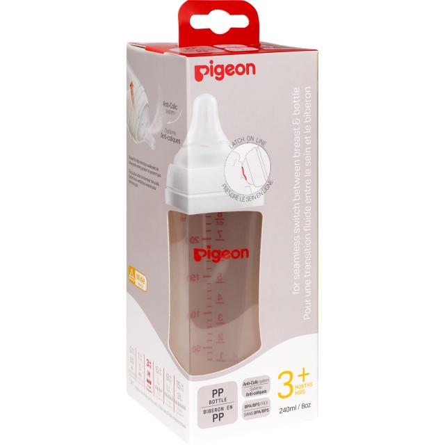 Изображение товара Пиджен бутылочка Перистатик плюс с широким горлышком 240мл