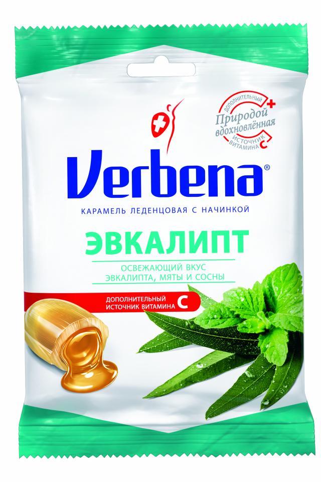 Изображение товара Вербена карамель лечебная Эвкалипт 60г