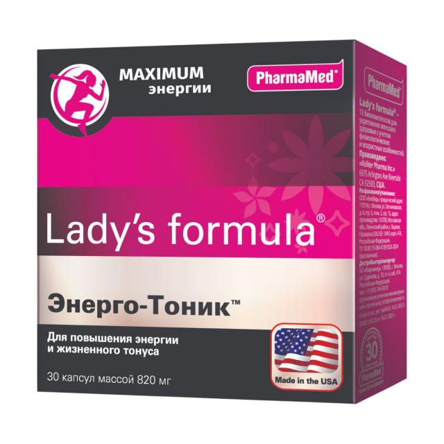 Изображение товара Lady's formula Энерго-Тоник капсулы для повышения энергии и работоспособности