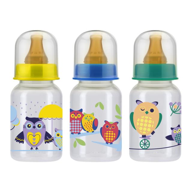 Изображение товара Курносики бутылочка 125мл+соска латекс 11002