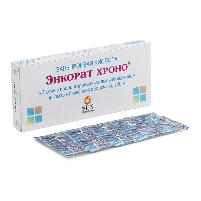 Изображение товара Энкорат хроно таблетки покрытые оболочкой 300мг №30
