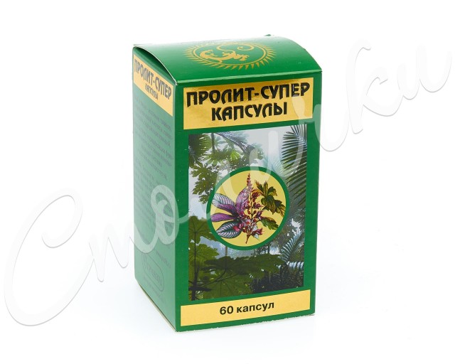 Изображение товара Пролит Супер капсулы No60 - поддержка мочевыводящей системы, мочегонное,
 комплексное лечение
