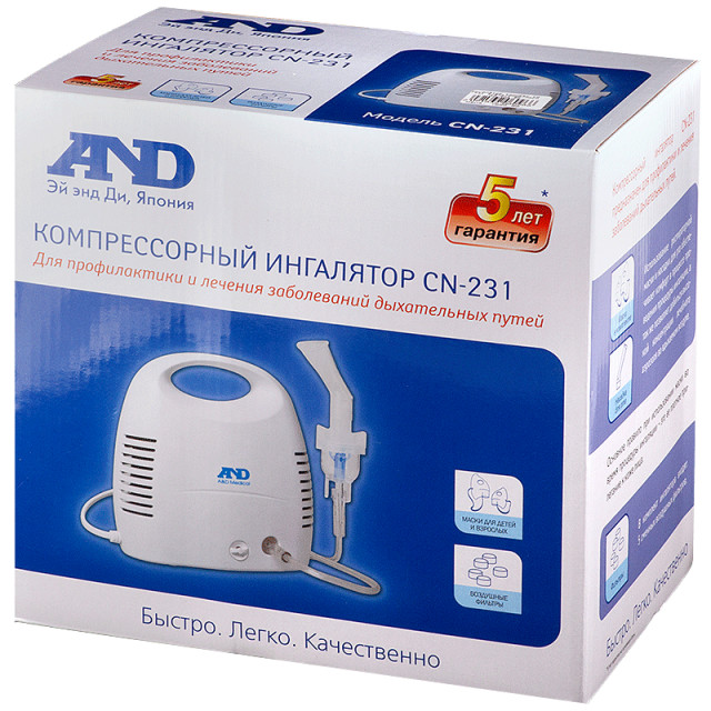 Изображение товара Эй Энд Ди Ингалятор CN-231 компрессорный
