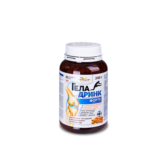 Изображение товара Геладринк Форте капсулы №360 для поддержки суставов и позвоночника