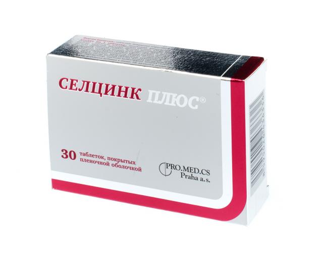 Изображение товара БАД Селцинк Плюс 672мг таблетки покрытые оболочкой №30 для иммунитета и здоровья