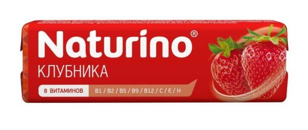 Изображение товара Натурино пастилки витам. натур. сок Клубника 36,4г