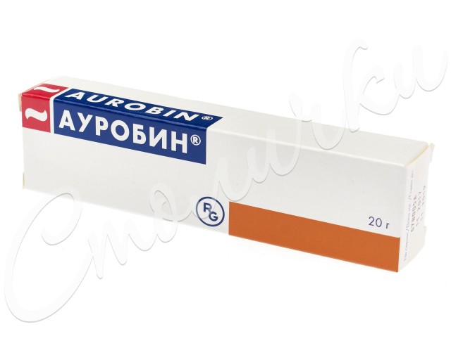 Изображение товара Ауробин мазь 20 г для лечения воспалений и геморроя