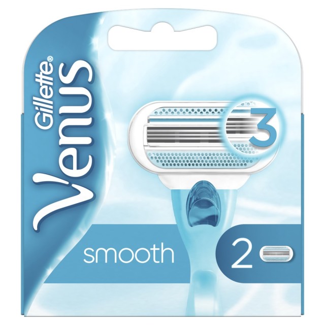 Изображение товара Кассеты Gillette Venus Smooth №2 с тремя лезвиями для женщин