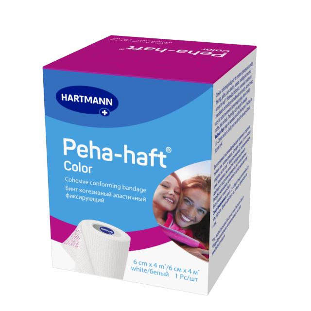 Изображение товара Хартманн Пеха хафт Бинт самофикс. белый 4мх6см
